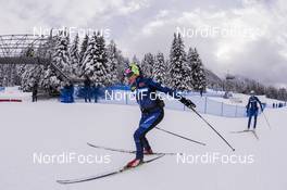16.01.2018, Antholz, Italy (ITA): Iryna Kryuko (BLR) -  IBU world cup biathlon, training, Antholz (ITA). www.nordicfocus.com. © Manzoni/NordicFocus. Every downloaded picture is fee-liable.