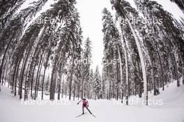 16.01.2018, Antholz, Italy (ITA): Katharina Innerhofer (AUT) -  IBU world cup biathlon, training, Antholz (ITA). www.nordicfocus.com. © Manzoni/NordicFocus. Every downloaded picture is fee-liable.