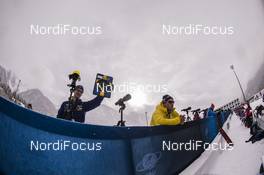 16.01.2018, Antholz, Italy (ITA): Event Feature: Swedens coaches at work -  IBU world cup biathlon, training, Antholz (ITA). www.nordicfocus.com. © Manzoni/NordicFocus. Every downloaded picture is fee-liable.