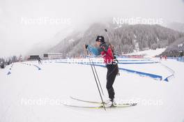 16.01.2018, Antholz, Italy (ITA): Celia Aymonier (FRA) -  IBU world cup biathlon, training, Antholz (ITA). www.nordicfocus.com. © Manzoni/NordicFocus. Every downloaded picture is fee-liable.