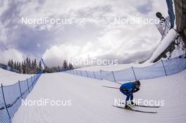 16.01.2018, Antholz, Italy (ITA): Federica Sanfilippo (ITA) -  IBU world cup biathlon, training, Antholz (ITA). www.nordicfocus.com. © Manzoni/NordicFocus. Every downloaded picture is fee-liable.