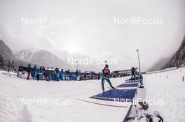 16.01.2018, Antholz, Italy (ITA): Anais Chevalier (FRA) -  IBU world cup biathlon, training, Antholz (ITA). www.nordicfocus.com. © Manzoni/NordicFocus. Every downloaded picture is fee-liable.