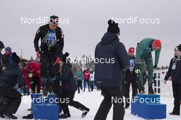 11.03.2018, Kontiolahti, Finland (FIN): Quentin Fillon Maillet (FRA) - IBU world cup biathlon, mass start men, Kontiolahti (FIN). www.nordicfocus.com. © Manzoni/NordicFocus. Every downloaded picture is fee-liable.