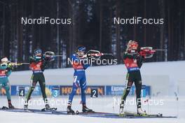 11.03.2018, Kontiolahti, Finland (FIN): Vanessa Hinz (GER), Lisa Vittozzi (ITA), Maren Hammerschmidt (GER), (l-r) - IBU world cup biathlon, mass women, Kontiolahti (FIN). www.nordicfocus.com. © Manzoni/NordicFocus. Every downloaded picture is fee-liable.