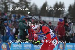 10.03.2018, Kontiolahti, Finland (FIN): Christian Gow (CAN) - IBU world cup biathlon, single mixed relay, Kontiolahti (FIN). www.nordicfocus.com. © Manzoni/NordicFocus. Every downloaded picture is fee-liable.