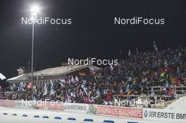 09.03.2018, Kontiolahti, Finland (FIN): Event Feature: packed grand stand -  IBU world cup biathlon, sprint women, Kontiolahti (FIN). www.nordicfocus.com. © Manzoni/NordicFocus. Every downloaded picture is fee-liable.