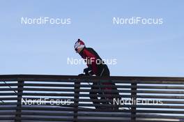 07.03.2018, Kontiolahti, Finland (FIN): Scott Gow (CAN) -  IBU world cup biathlon, training, Kontiolahti (FIN). www.nordicfocus.com. © Manzoni/NordicFocus. Every downloaded picture is fee-liable.