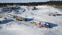 07.03.2018, Kontiolahti, Finland (FIN): Event Feature: Drone flight over the biathlon stadium of Kontiolahti (FIN) -  IBU world cup biathlon, training, Kontiolahti (FIN). www.nordicfocus.com. © Marian Hiller/NordicFocus. Every downloaded picture is fee-liable.