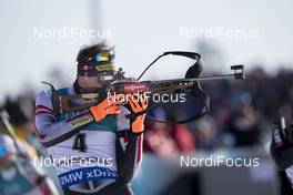 17.03.2018, Oslo, Norway (NOR): Julian Eberhard (AUT) - IBU world cup biathlon, pursuit men, Oslo (NOR). www.nordicfocus.com. © Manzoni/NordicFocus. Every downloaded picture is fee-liable.