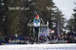 17.03.2018, Oslo, Norway (NOR): Arnd Peiffer (GER) - IBU world cup biathlon, pursuit men, Oslo (NOR). www.nordicfocus.com. © Manzoni/NordicFocus. Every downloaded picture is fee-liable.