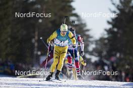 17.03.2018, Oslo, Norway (NOR): Jesper Nelin (SWE) - IBU world cup biathlon, pursuit men, Oslo (NOR). www.nordicfocus.com. © Manzoni/NordicFocus. Every downloaded picture is fee-liable.