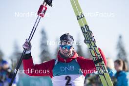 17.03.2018, Oslo, Norway (NOR): Johannes Thingnes Boe (NOR) - IBU world cup biathlon, pursuit men, Oslo (NOR). www.nordicfocus.com. © Manzoni/NordicFocus. Every downloaded picture is fee-liable.