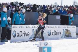18.03.2018, Oslo, Norway (NOR): Elisa Gasparin (SUI) - IBU world cup biathlon, pursuit women, Oslo (NOR). www.nordicfocus.com. © Manzoni/NordicFocus. Every downloaded picture is fee-liable.