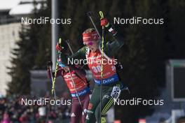 18.03.2018, Oslo, Norway (NOR): Franziska Preuss (GER) - IBU world cup biathlon, pursuit women, Oslo (NOR). www.nordicfocus.com. © Manzoni/NordicFocus. Every downloaded picture is fee-liable.