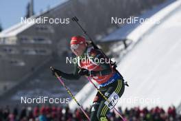 18.03.2018, Oslo, Norway (NOR): Franziska Hildebrand (GER) - IBU world cup biathlon, pursuit women, Oslo (NOR). www.nordicfocus.com. © Manzoni/NordicFocus. Every downloaded picture is fee-liable.