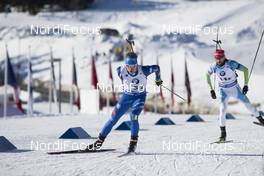 18.03.2018, Oslo, Norway (NOR): Lukas Hofer (ITA) - IBU world cup biathlon, relay men, Oslo (NOR). www.nordicfocus.com. © Manzoni/NordicFocus. Every downloaded picture is fee-liable.