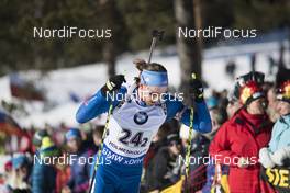 18.03.2018, Oslo, Norway (NOR): Sean Doherty (USA) - IBU world cup biathlon, relay men, Oslo (NOR). www.nordicfocus.com. © Manzoni/NordicFocus. Every downloaded picture is fee-liable.