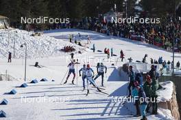 18.03.2018, Oslo, Norway (NOR): Jakov Fak (SLO), Lukas Hofer (ITA), (l-r) - IBU world cup biathlon, relay men, Oslo (NOR). www.nordicfocus.com. © Manzoni/NordicFocus. Every downloaded picture is fee-liable.
