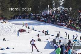 18.03.2018, Oslo, Norway (NOR): Anton Babikov (RUS) - IBU world cup biathlon, relay men, Oslo (NOR). www.nordicfocus.com. © Manzoni/NordicFocus. Every downloaded picture is fee-liable.