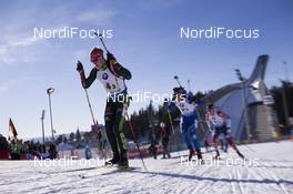 18.03.2018, Oslo, Norway (NOR): Roman Rees (GER) - IBU world cup biathlon, relay men, Oslo (NOR). www.nordicfocus.com. © Manzoni/NordicFocus. Every downloaded picture is fee-liable.