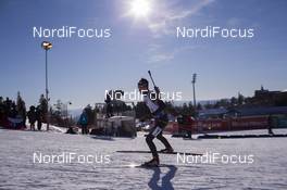 18.03.2018, Oslo, Norway (NOR): Mario Dolder (SUI) - IBU world cup biathlon, relay men, Oslo (NOR). www.nordicfocus.com. © Manzoni/NordicFocus. Every downloaded picture is fee-liable.
