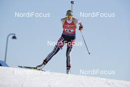 17.03.2018, Oslo, Norway (NOR): Lisa Theresa Hauser (AUT) - IBU world cup biathlon, relay women, Oslo (NOR). www.nordicfocus.com. © Manzoni/NordicFocus. Every downloaded picture is fee-liable.