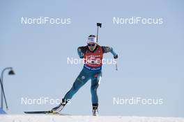 17.03.2018, Oslo, Norway (NOR): Celia Aymonier (FRA) - IBU world cup biathlon, relay women, Oslo (NOR). www.nordicfocus.com. © Manzoni/NordicFocus. Every downloaded picture is fee-liable.