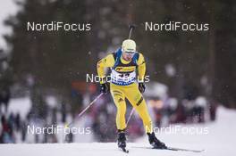 15.03.2018, Oslo, Norway (NOR): Jesper Nelin (SWE) - IBU world cup biathlon, sprint men, Oslo (NOR). www.nordicfocus.com. © Manzoni/NordicFocus. Every downloaded picture is fee-liable.
