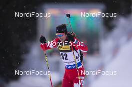 15.03.2018, Oslo, Norway (NOR): Brendan Green (CAN) - IBU world cup biathlon, sprint men, Oslo (NOR). www.nordicfocus.com. © Manzoni/NordicFocus. Every downloaded picture is fee-liable.