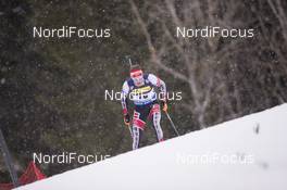 15.03.2018, Oslo, Norway (NOR): Simon Eder (AUT) - IBU world cup biathlon, sprint men, Oslo (NOR). www.nordicfocus.com. © Manzoni/NordicFocus. Every downloaded picture is fee-liable.