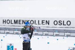 15.03.2018, Oslo, Norway (NOR): Erik Lesser (GER) - IBU world cup biathlon, sprint men, Oslo (NOR). www.nordicfocus.com. © Manzoni/NordicFocus. Every downloaded picture is fee-liable.