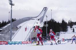 15.03.2018, Oslo, Norway (NOR): Emma Lunder (CAN), Julia Ransom (CAN), (l-r) - IBU world cup biathlon, sprint women, Oslo (NOR). www.nordicfocus.com. © Manzoni/NordicFocus. Every downloaded picture is fee-liable.