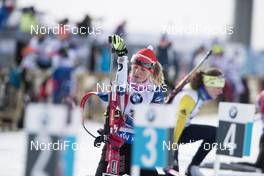 15.03.2018, Oslo, Norway (NOR): Eva Puskarcikova (CZE) - IBU world cup biathlon, sprint women, Oslo (NOR). www.nordicfocus.com. © Manzoni/NordicFocus. Every downloaded picture is fee-liable.