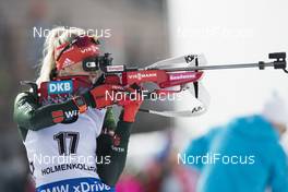 15.03.2018, Oslo, Norway (NOR): Maren Hammerschmidt (GER) - IBU world cup biathlon, sprint women, Oslo (NOR). www.nordicfocus.com. © Manzoni/NordicFocus. Every downloaded picture is fee-liable.
