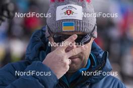 15.03.2018, Oslo, Norway (NOR): Uros Velepec (SLO) headcoach Team Ukraine - IBU world cup biathlon, sprint women, Oslo (NOR). www.nordicfocus.com. © Manzoni/NordicFocus. Every downloaded picture is fee-liable.