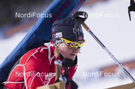 15.03.2018, Oslo, Norway (NOR): Marte Olsbu (NOR) - IBU world cup biathlon, sprint women, Oslo (NOR). www.nordicfocus.com. © Manzoni/NordicFocus. Every downloaded picture is fee-liable.