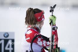 15.03.2018, Oslo, Norway (NOR): Julia Ransom (CAN) - IBU world cup biathlon, sprint women, Oslo (NOR). www.nordicfocus.com. © Manzoni/NordicFocus. Every downloaded picture is fee-liable.