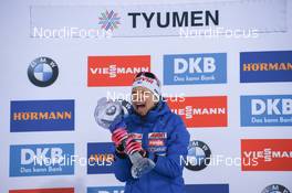 25.03.2018, Tyumen, Russia (RUS): Kaisa Makarainen (FIN) - IBU world cup biathlon, cups, Tyumen (RUS). www.nordicfocus.com. © Tumashov/NordicFocus. Every downloaded picture is fee-liable.