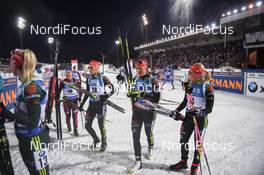 25.03.2018, Tyumen, Russia (RUS): Franziska Hildebrand (GER), Maren Hammerschmidt (GER), Denise Herrmann (GER), Karolin Horchler (GER) - IBU world cup biathlon, mass women, Tyumen (RUS). www.nordicfocus.com. © Tumashov/NordicFocus. Every downloaded picture is fee-liable.