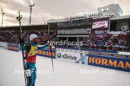 24.03.2018, Tyumen, Russia (RUS): Martin Fourcade (FRA) - IBU world cup biathlon, pursuit men, Tyumen (RUS). www.nordicfocus.com. © Tumashov/NordicFocus. Every downloaded picture is fee-liable.
