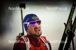 22.03.2018, Tyumen, Russia (RUS): Alexander Loginov (RUS) - IBU world cup biathlon, sprint men, Tyumen (RUS). www.nordicfocus.com. © Tumashov/NordicFocus. Every downloaded picture is fee-liable.