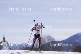 24.01.2018, Ridnaun, Italy (ITA): Daniel Mesotitsch (AUT) - IBU Open European championships biathlon, individual men, Ridnaun (ITA). www.nordicfocus.com. © Manzoni/NordicFocus. Every downloaded picture is fee-liable.