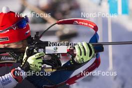 24.01.2018, Ridnaun, Italy (ITA): Ondrej Hosek (CZE) - IBU Open European championships biathlon, individual men, Ridnaun (ITA). www.nordicfocus.com. © Manzoni/NordicFocus. Every downloaded picture is fee-liable.