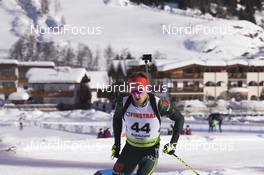 24.01.2018, Ridnaun, Italy (ITA): Florian Graf (GER) - IBU Open European championships biathlon, individual men, Ridnaun (ITA). www.nordicfocus.com. © Manzoni/NordicFocus. Every downloaded picture is fee-liable.