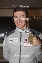26.01.2018, Ridnaun, Italy (ITA): Krasimir Anev (BUL) - IBU Open European championships biathlon, medals, Ridnaun (ITA). www.nordicfocus.com. © Manzoni/NordicFocus. Every downloaded picture is fee-liable.