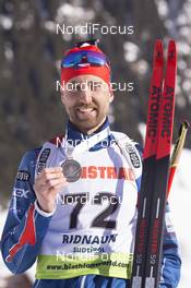 24.01.2018, Ridnaun, Italy (ITA): Tomas Krupcik (CZE) - IBU Open European championships biathlon, medals, Ridnaun (ITA). www.nordicfocus.com. © Manzoni/NordicFocus. Every downloaded picture is fee-liable.
