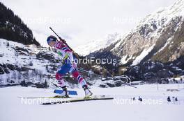 28.01.2018, Ridnaun, Italy (ITA): Kaia Woeien Nicolaisen (NOR) - IBU Open European championships biathlon, relay mixed, Ridnaun (ITA). www.nordicfocus.com. © Manzoni/NordicFocus. Every downloaded picture is fee-liable.