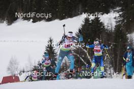 28.01.2018, Ridnaun, Italy (ITA): Enora Latuilliere (FRA) - IBU Open European championships biathlon, relay mixed, Ridnaun (ITA). www.nordicfocus.com. © Manzoni/NordicFocus. Every downloaded picture is fee-liable.
