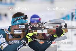 28.01.2018, Ridnaun, Italy (ITA): Dmytro Pidruchnyi (UKR) - IBU Open European championships biathlon, relay mixed, Ridnaun (ITA). www.nordicfocus.com. © Manzoni/NordicFocus. Every downloaded picture is fee-liable.