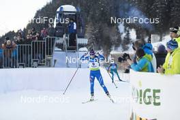27.01.2018, Ridnaun, Italy (ITA): Karin Oberhofer (ITA) - IBU Open European championships biathlon, pursuit women, Ridnaun (ITA). www.nordicfocus.com. © Manzoni/NordicFocus. Every downloaded picture is fee-liable.